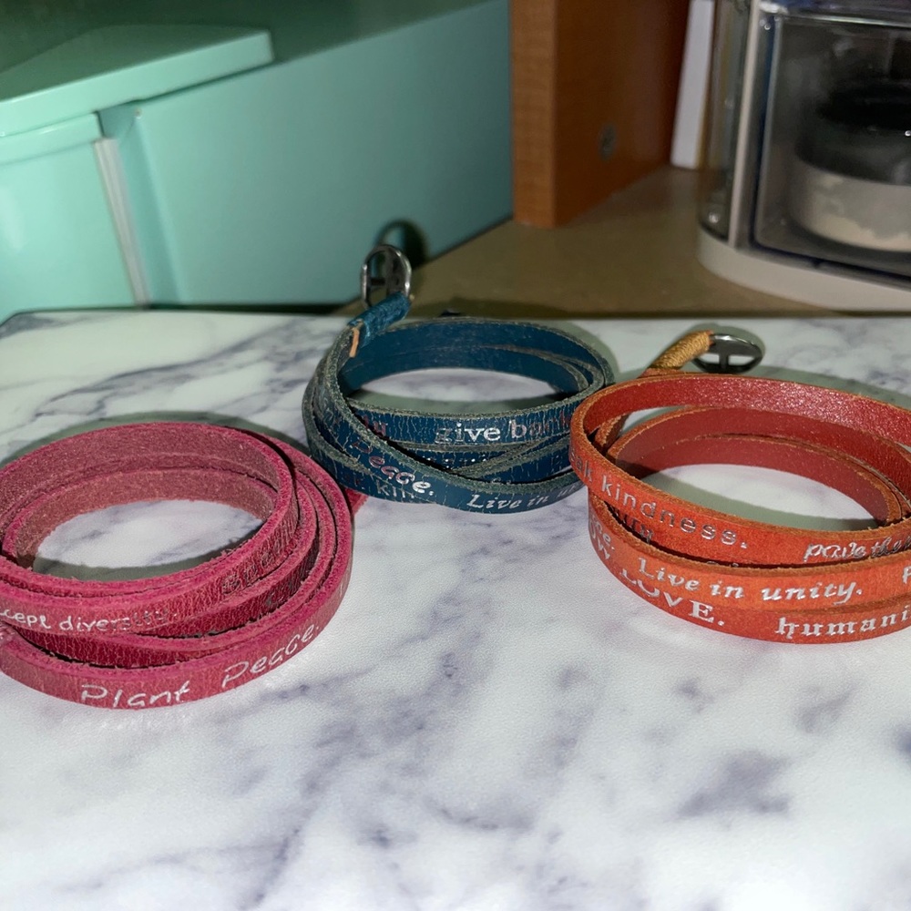 HUMANITY FOR ALL Wrap Around Bracelet Set